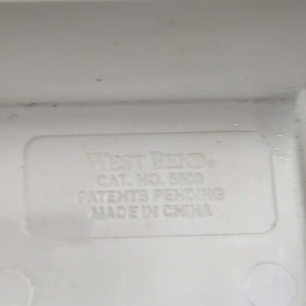 West Bend Bread Slicing Guide Model 6600 White - Picture 9 of 9